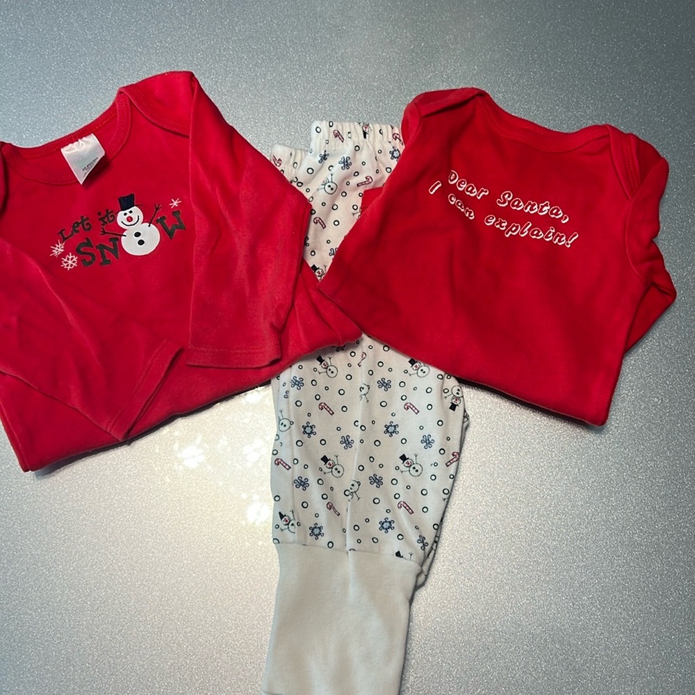 Baby Christmas Sleep Set